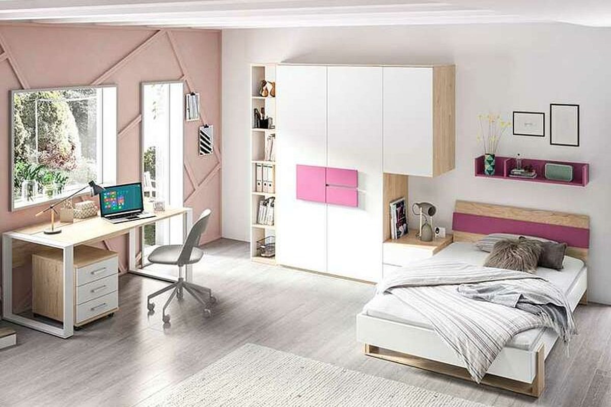 Kinder- und Jugendzimmer in rosa