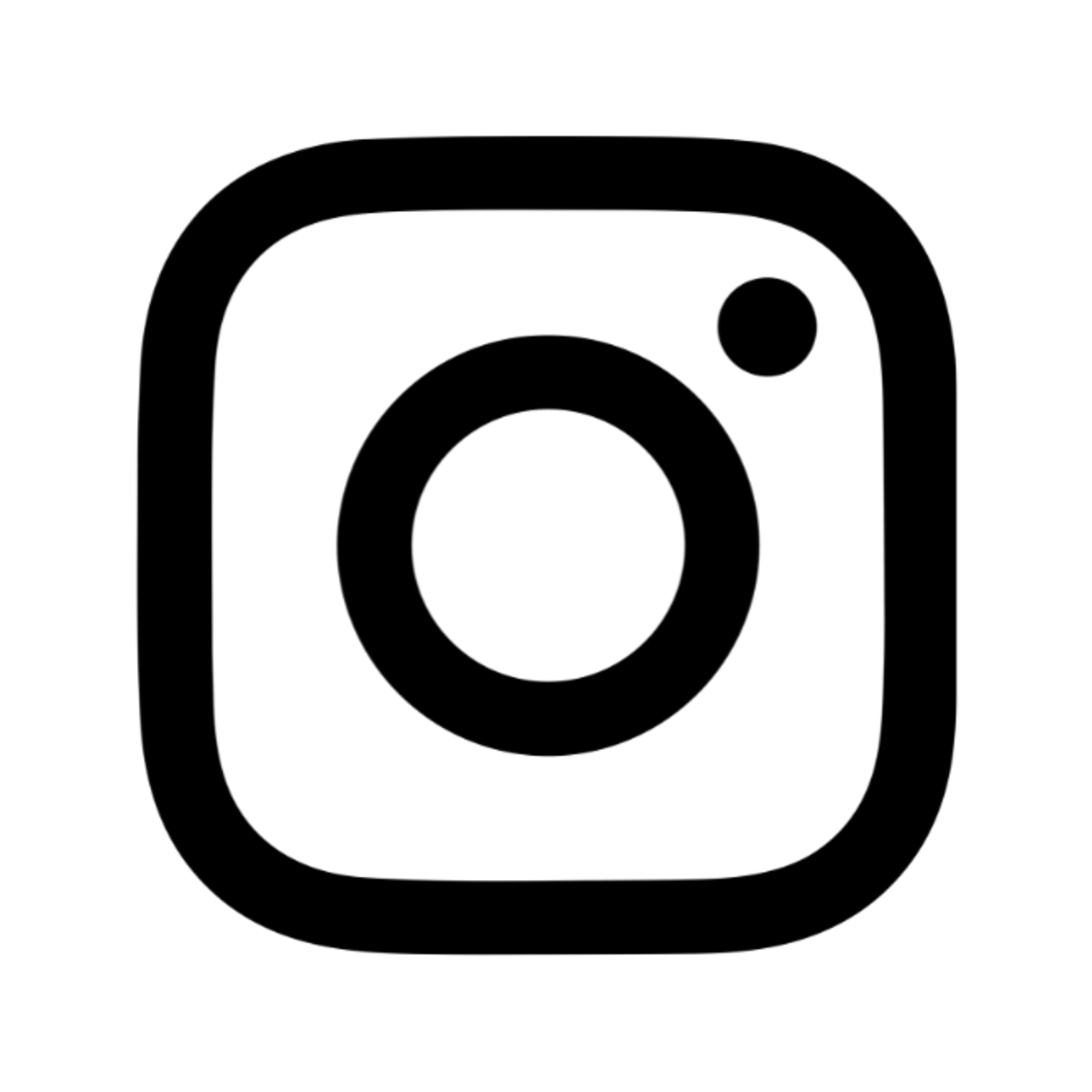 Logo Instagram schwarz